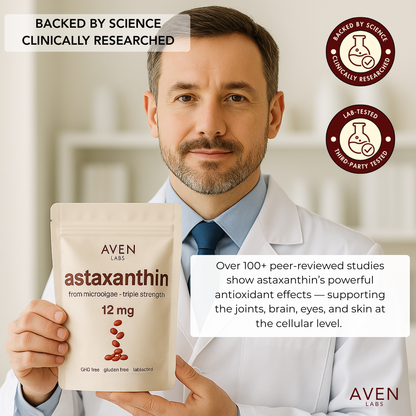 AVEN LABS™ Astaxanthin 100% Pure from MicroAlgae